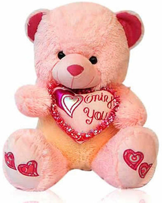 

Grab A Deal Teddy Bear with Only You Heart - 18 Inch(Pink)