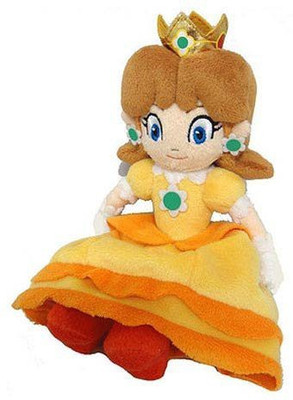 

Little Buddy Toys Official Super Mario Daisy 8" Plush(Brown)