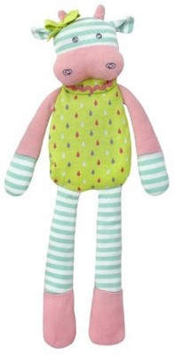 

Apple Park Organic Farm Buddies Plush Belle The Cow(Pink)
