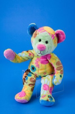 

Douglas Fuzzles 11" Plush Floral Bear(Brown)