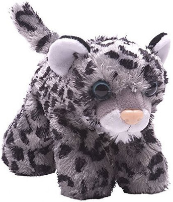

Wild Republic Hug Ems Snow Leopard Plush(Grey)