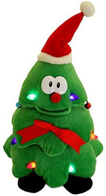 

Cuddle Barn Animated Singing Dancing Light Up Rockin' Robbie Christmas(Green)
