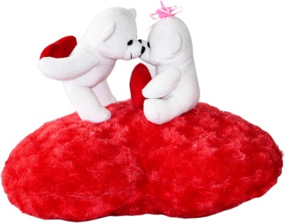 

Amardeep Love Teddies - 40 cm(White, Red), Red;white