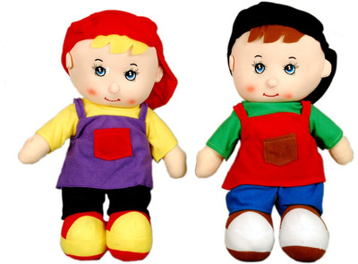 

Montez Cute Chotu Rag Baby Doll Soft Toy -Combo - 32 cm(Multicolor)