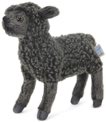 

Hansa Little Lamb Plush7"Black - 8 inch(Black)