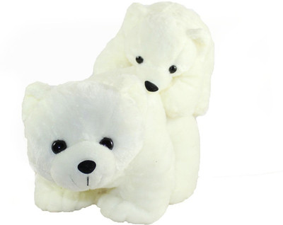 

Tickles Mother Polar Bear With Baby - 30 cm(White)