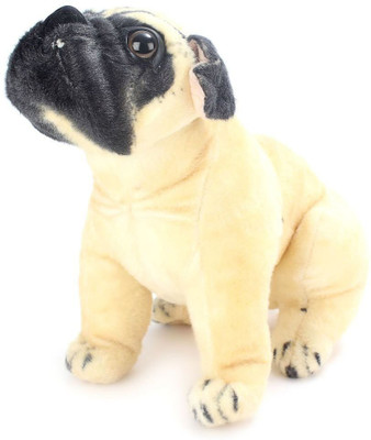 

Toyland Pug Dog - 36 cm(Light Brown, Black), Black;light brown