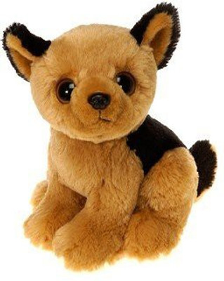 

Fiesta Toys Big Eye Sitting Butch German Shepherd 9" Fiesta(Orange)