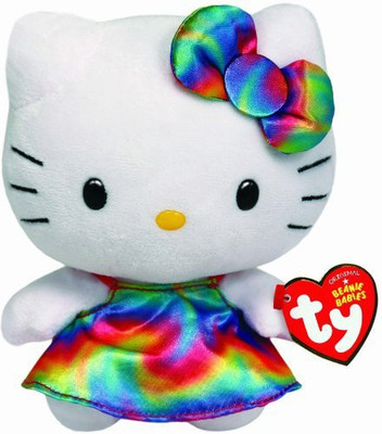 

TY Beanie Babies Hello KitPlushrainbow(White)