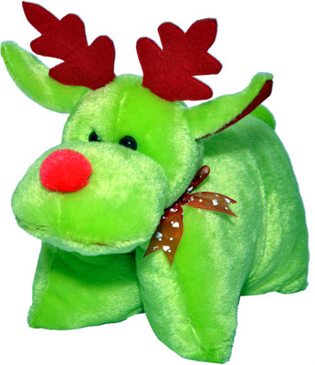 

Joey Toys Lovely Hippo Cushion - 6 inch(Green)