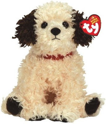 

ty Beanie Babies Sneakers Cream Dog With Brown Ears - 8 inch(Brown)