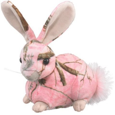 

Pink Bunny Camo Real Tree Rabbit Animal Camouflage Soft Plush - 17 inch(Pink)