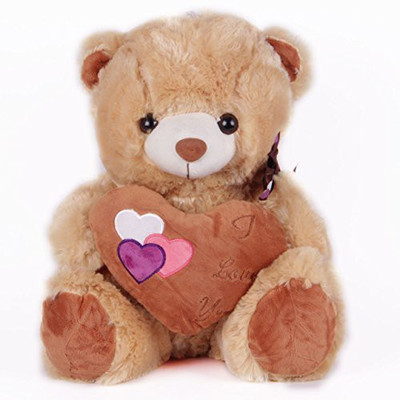

V Golly Jolly Nx Love You Teddy - 55 cm(Brown)