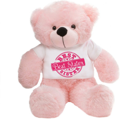 

Grab A Deal Special Best Sister 2 feet Pink Big T-shirt Teddy Bear - 24 inch(Pink)