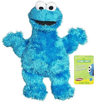 

Hasbro Sesame Street Plush Cookie Monster9 Inch - 5.12 inch(Blue)