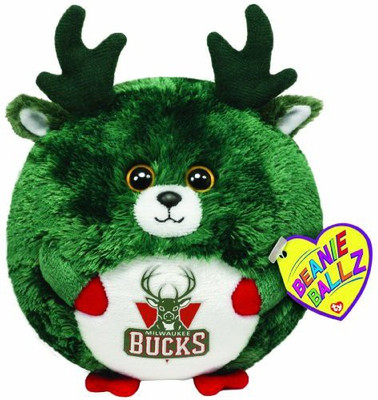 

TY Beanie Babies Milwaukee Bucks NBallz(Green)