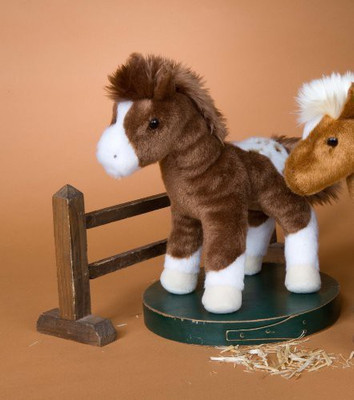 

Douglas Cuddle Toys Warrior Appaloosa Horse 9"(Brown)
