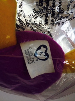 

Unknown Ty Teenie Beanie Babies Patti The Purple Duck Animal Plush(Purple)