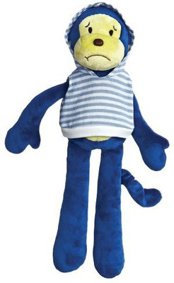 Aurora World 125" Bad Hair Day Mood Monkey - 14 inch(Blue)