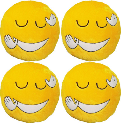 

Golddust VKI4xA Smiley Emoticon Decorative Cushion - 15 inch(Multicolor)