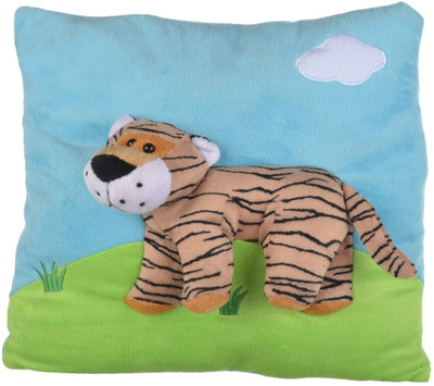 

Twisha Tiger With Face Pillow - 13 inch(Blue, Green)