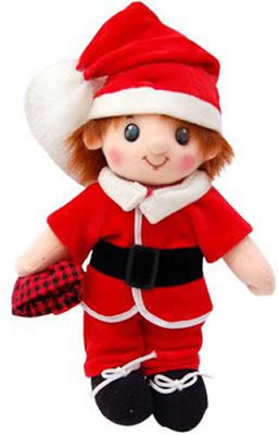 

Grab A Deal Christmas Santa Doll Soft Toy - 15 Inch(Red)