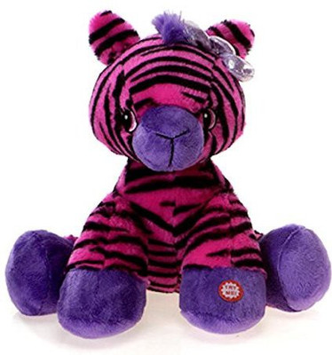 

Fiesta Toys 9" Pink Zebra With Sound Plush Animal - 6 inch(Pink)