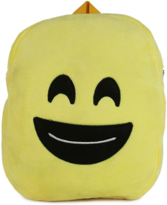 

Deals India Deals India Kids Shoulder Yellow Happy White Embroidery smile Smiley Bag (38 x 30 x 10 cm)(BagSmileyZ_1) - 32 cm(Yellow)