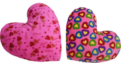 Aparshi Multi heart soft stuffed toy (Pack of 2) - 40 cm(Multicolor)