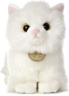 

Aurora World Miyoni Angora Kitten Plush75" Tall - 14 inch(White)