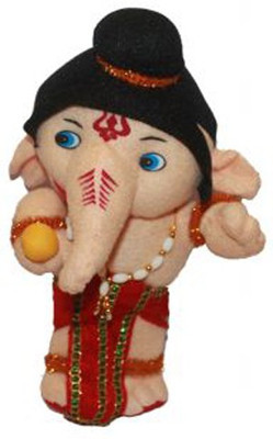 

VRK Bal Ganesh Teddy - 15 inch(Cream, Red)