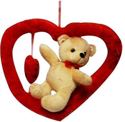 

DealBindaas Valentine Romeo Bear with Heart Stuff Toy Teddy Bear - 30 cm(Multicolor)