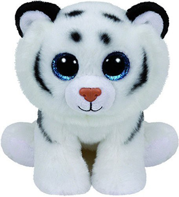 TY Classic Tundra White Tiger Medium White TY Soft Toys