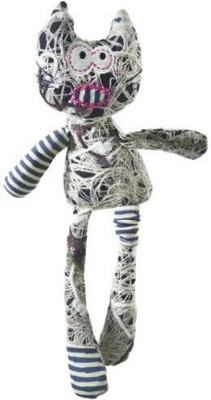 

Ganz 14" Silly Squiggles Cat Plush(Grey)