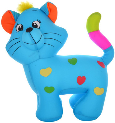 Twisha Lycra Cat Side Face - 13 inch(Blue)