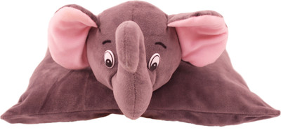

Tabby Toys Cute & Innocent Elephant Pillow For Animal Lovers-42cm - 42 cm(Grey)