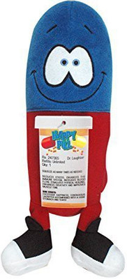 

Just For Laughs Large Happy Pill Blue & Red(Blue)
