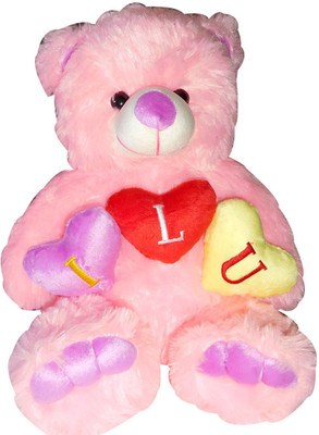 

Siddhi Gifts I Love You Teddy - Pink Color - 36 cm(Pink)