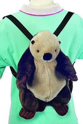 

Fiesta Toys Fiesta Sea And Shore 16" Sea Otter Backpack - 12 inch(Brown)