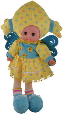 

Smiles Creation Musical Stuffed Plush Pink Butterfly Soft Toy - 30 cm(Multicolor)