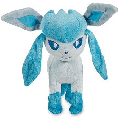 

Pokemon Glaceon Pok Plush (Standard Size) 7 1/4"(Blue)