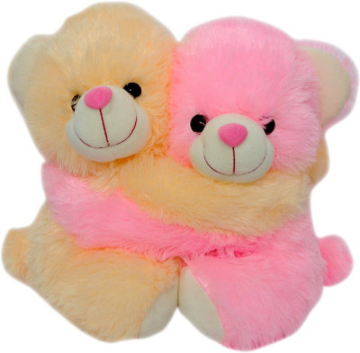 Pink and shop yellow teddy bear