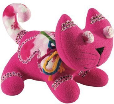 

Laid Back Plush Catpink - 9 inch(Pink)