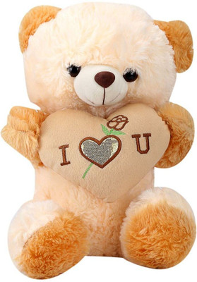 

Tickles Lovely Heart Teddy - 45 cm(Brown)