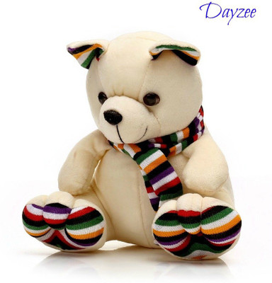 

Dayzee Cute Muffler Teddy - 25 cm(Cream)