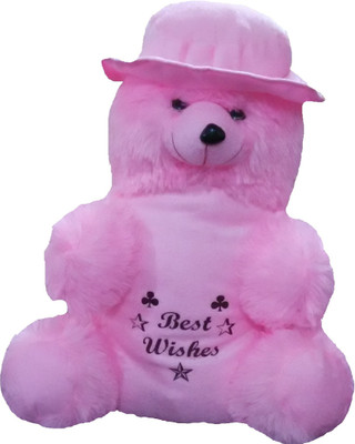 

Ekku Pink Hat Teddy - 18 inch(Pink)