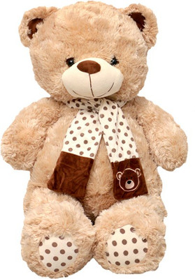 

ToynJoy Lovable & Dazzling 3 feet Beige colored Teddy Bear Stuffed Toy - 90 cm(Beige)