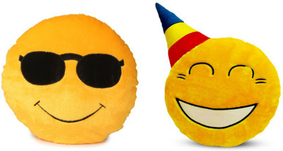 

Deals India Deals India Soft COOL Dude Smiley and Party Smiley Cushion - 35 cm(smiley2&B) Set of 2 - 35 cm(Yellow)