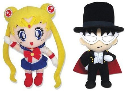 

Great Eastern Set Of 2 Sailor Moon Plush Doll Sailor Moon / Tuxedo - 7 inch(Yellow)