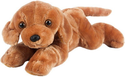 

ToynJoy Cute Lying Brown Puppy Stuffed Toy - 35 cm(Brown)